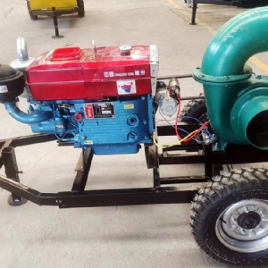 Agricultural small-scale mixed flow pump truck